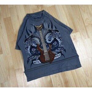 Y2K Atonement Graphic T-Shirt / Blue / Big Graphic / Size Youth Medium